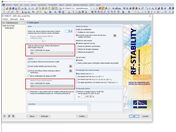 Dados gerais no RF-STABILITY