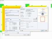 Caixa de diálogo para a definição automática do pilar