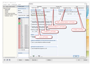 Caixa de diálogo Detalhes do módulo adicional STEEL EC3 com os tipos de variáveis correspondentes para a programação COM