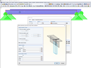 Viga com abertura como barra resultante