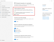 Desativar proteção em Segurança do Windows