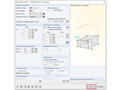 Botão de confirmação de entrada no gerador de cargas de vento inativo