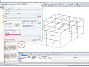 Orientação do modelo com fundações para cima e cobertura para baixo