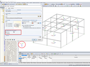 Orientação do modelo com fundações para cima e cobertura para baixo