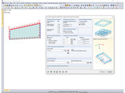 Configuração para converter cargas de superfície em cargas de barra