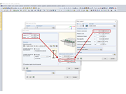 Mola de apoio em z devido à parede