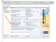 ativar modificações de rigidez do RFEM