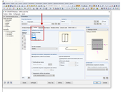 Parâmetros do estribo: Número de ramos de estribos
