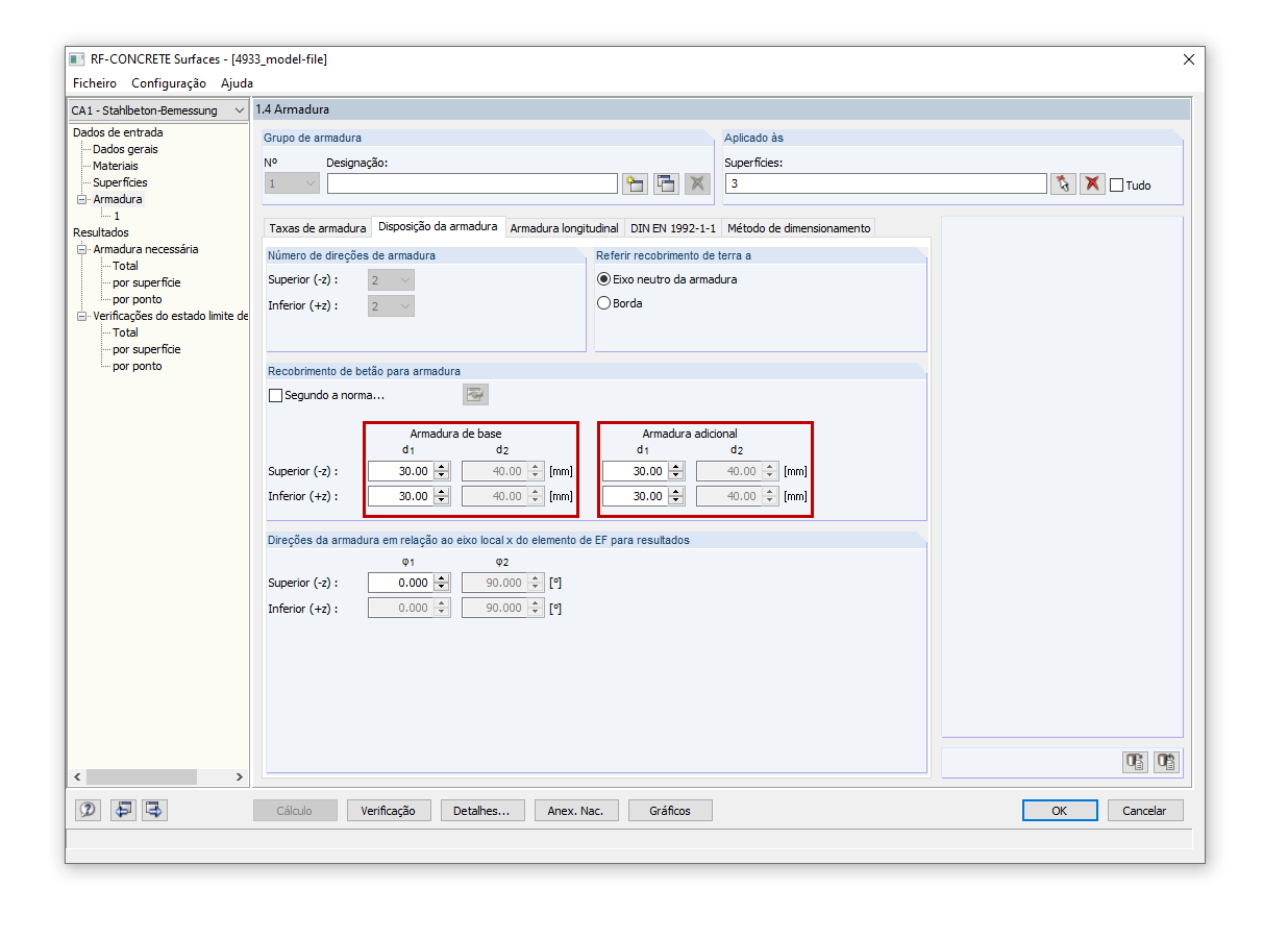 Recobrimento de betão para armadura