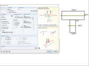 Temperaturas no componente – nervura