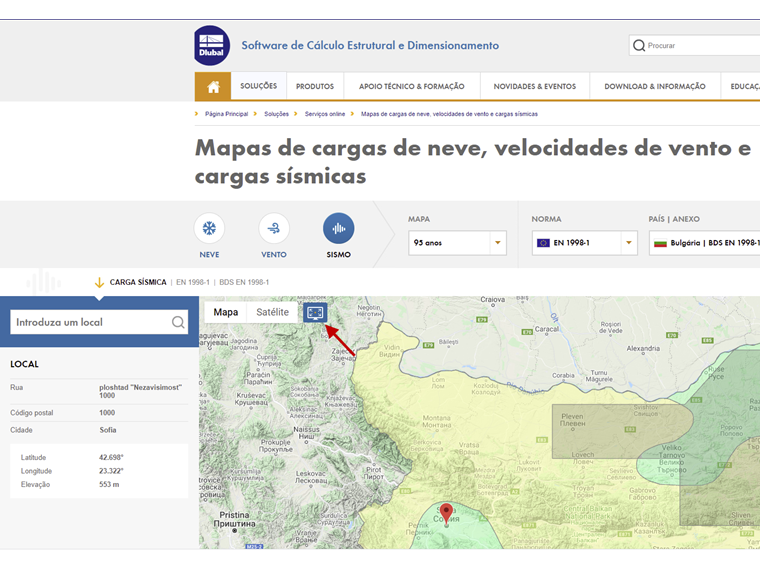 Modo de ecrã completo da ferramenta Geo-Zone Tool