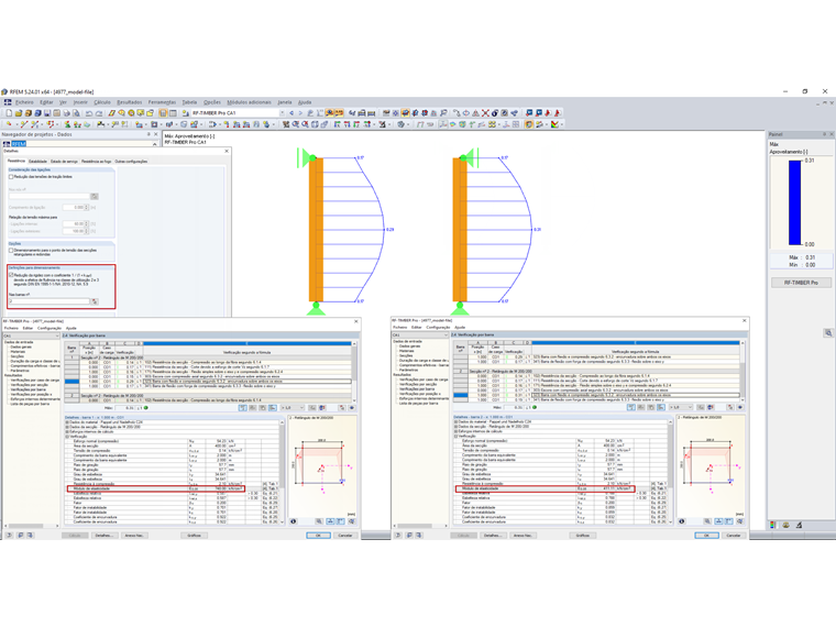 Redução do módulo de elasticidade