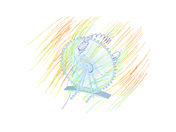 Roda gigante com cápsulas