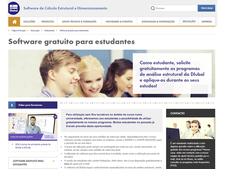 Solicitar ou renovar licença de estudante gratuita