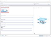 FAQ 005057 | Tenho uma grelha de vigas com barras nas direções X e Y. Após aplicar uma carga utilizando o tipo de superfície "Distribuição de carga", as barras apenas são carregadas numa direção