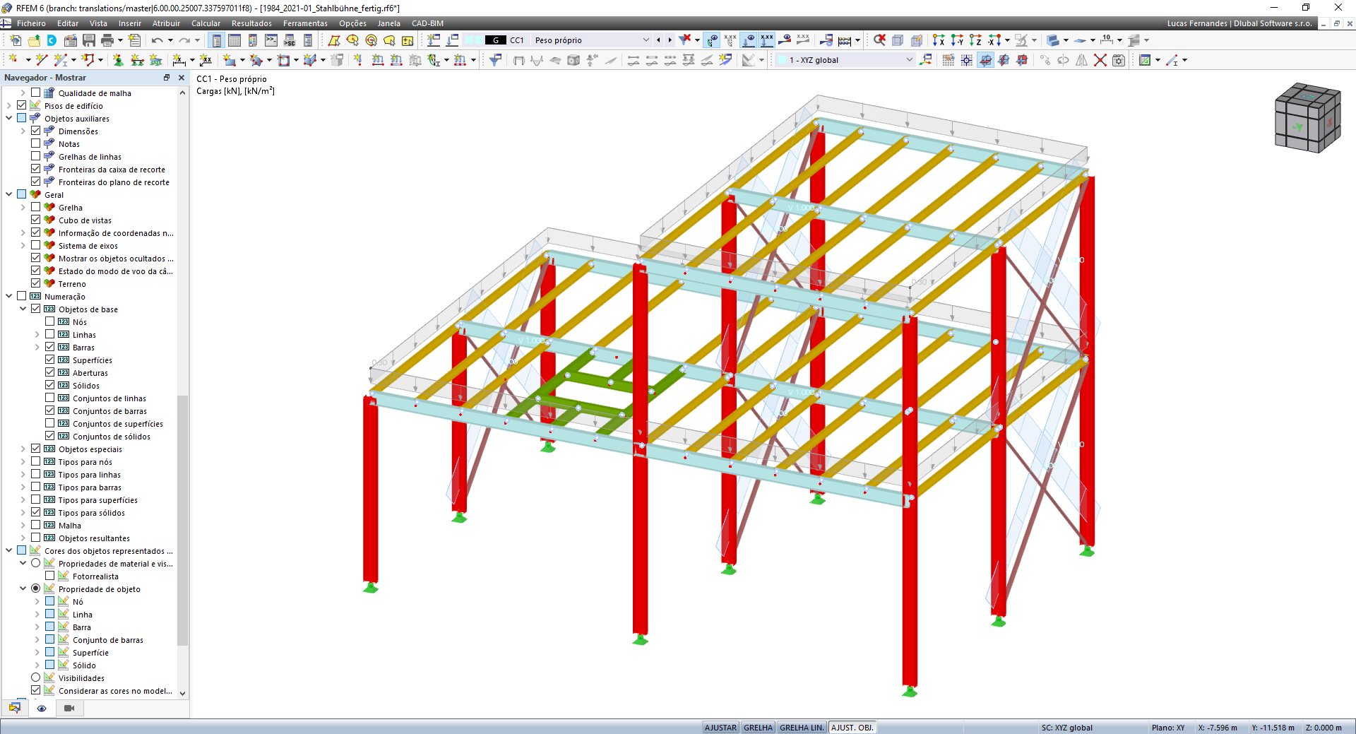 Função 001984 | Propriedades de visualização