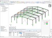 Representação gráfica de distribuições de tensões e fórmulas de verificação para componentes de alumínio.