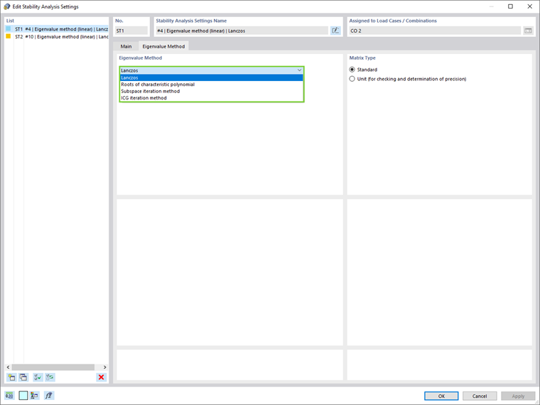 Método de valores próprios