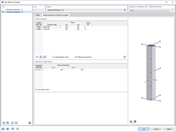 Tabela mostra comprimentos de flambagem para dimensionamento de pilares de betão em software. Essencial para análises estruturais precisas.