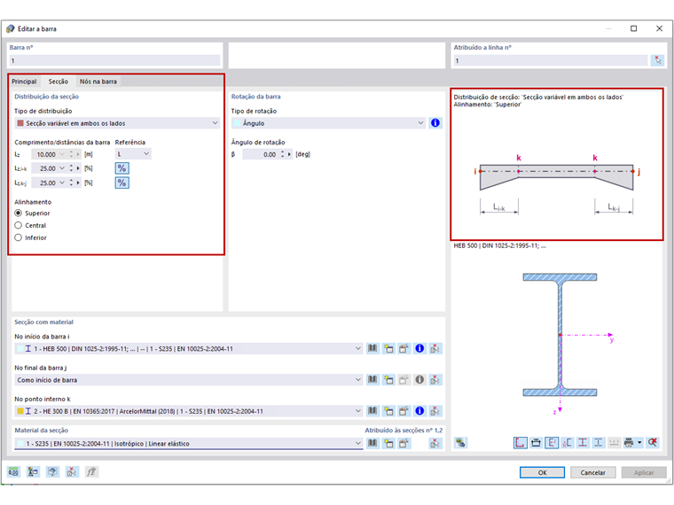 FAQ 005059 | Como é que posso adicionar uma secção variável à barra?