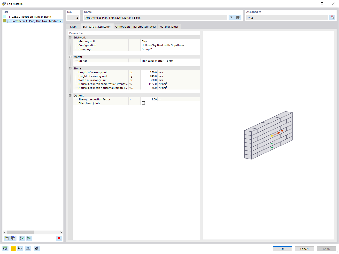 Classificação padrão