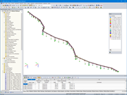 Modelo 3D do passadiço florestal Malahat SkyWalk no RFEM (© Aspect Structural Engineers)