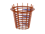 Modelo 3D da torre de observação Malahat SkyWalk no RFEM (© Aspect Structural Engineers)