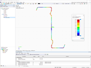 Tensões numa secção de parede fina