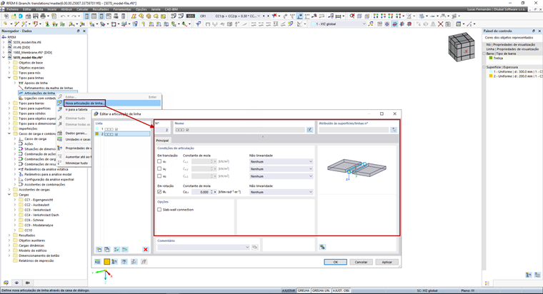FAQ 005070 | Como é que posso atribuir uma articulação de linha a uma superfície?