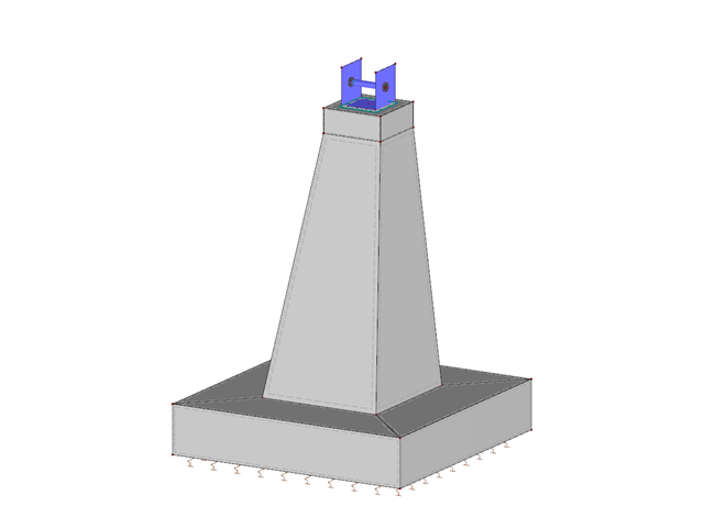 Pedestal de betão