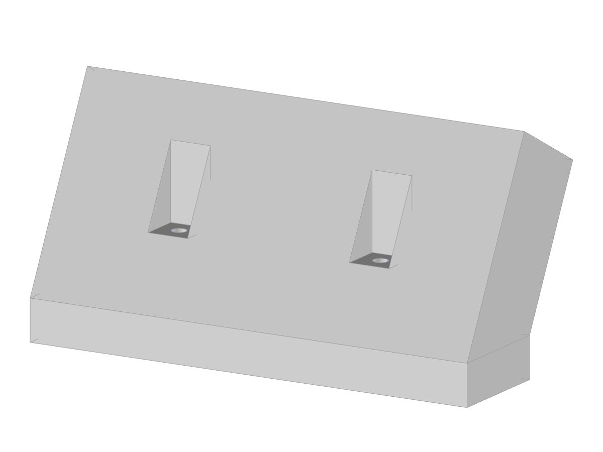 Fundação de muro de suporte