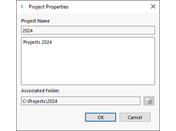 Editar as propriedades do projeto