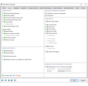 Diálogo "Novo modelo – Informações básicas", separador "Módulos"