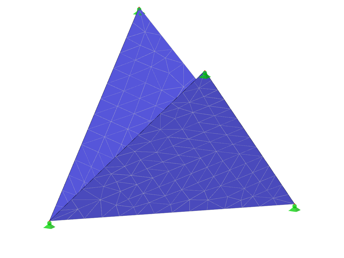 Form-finding de uma estrutura de membrana