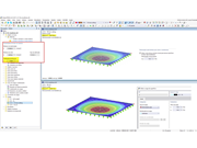 FAQ 005126 | Porque é que os resultados da análise modal são diferentes entre o pré-esforço inicial e uma carga de superfície?