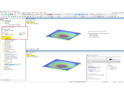 FAQ 005126 | Porque é que os resultados da análise modal são diferentes entre o pré-esforço inicial e uma carga de superfície?