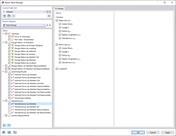 Gerenciador de tabela de resultados para dimensionamento de aço, esbelteza