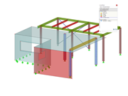 Estrutura multimaterial de aço e betão