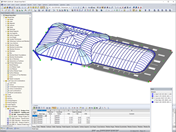 Modelo 3D da claraboia no RFEM (© Bellapart)