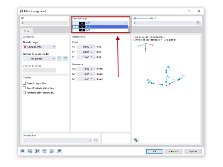 FAQ 005133 | Como é que posso atribuir cargas existentes a outro caso de carga?