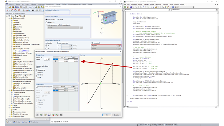 FAQ 005138 | Como é que posso criar uma articulação de barra com um "Diagrama" utilizando a interface COM?