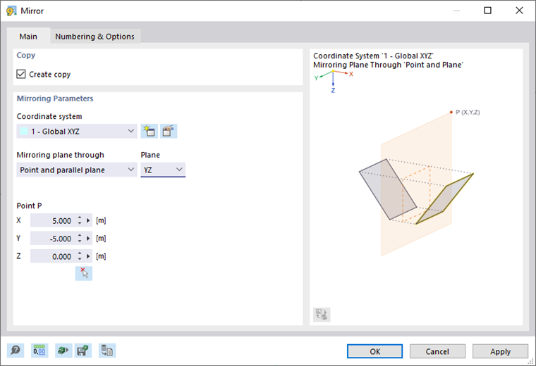 Caixa de diálogo "Reflexão"
