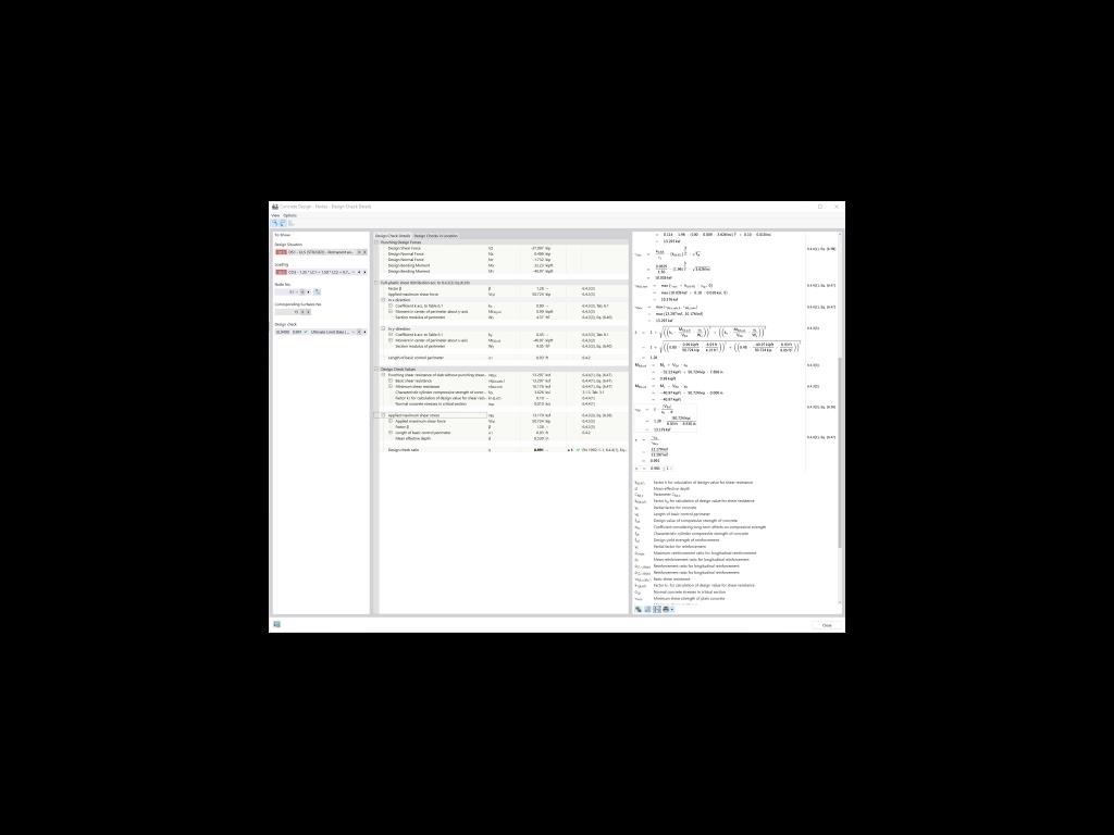 Detalhes de dimensionamento
