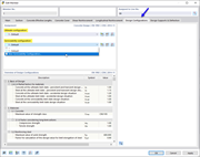 Atribuição de configurações de dimensionamento para estado limite último e de utilização à barra