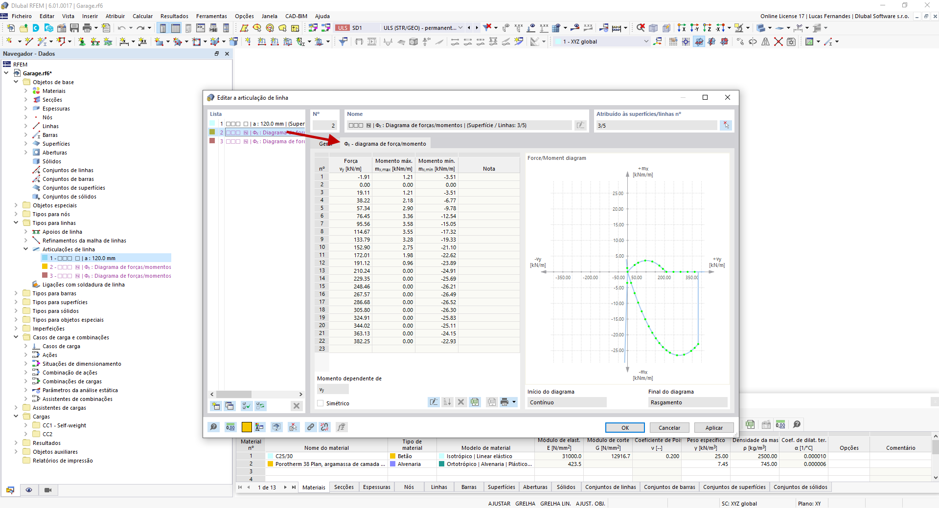 FAQ 005180 | Gostaria de ligar a minha parede de alvenaria a uma laje de betão armado. Qual é a melhor forma de criar uma articulação de linha?