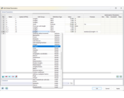 Caixa de diálogo ' Editar parâmetros globais '