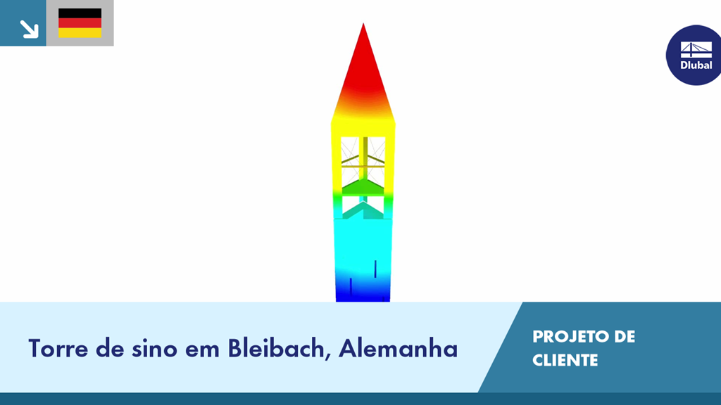 Torre da igreja em Bleibach, Alemanha