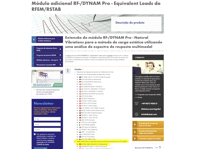 FAQ 005187 | O anexo nacional alemão 2021‑07 do Eurocódigo 8 está disponível no RFEM 5/RSTAB 8?