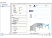 Seleção do cabeçalho do relatório a partir de modelos