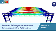 Hangar de aviões no aeroporto internacional de Silvio Petirossi em Luque, Paraguai. Projeto de cliente.